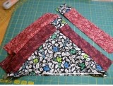 French Braid Quilt Pattern Using Less Fabric For Each Braid