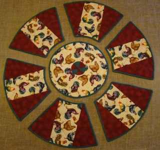 Merry Go Round Placemats For The, Round Table Placemat Pattern Free