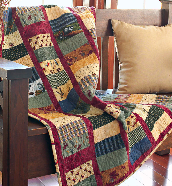 Quilts For Men Who Love The Outdoors Winter Or Summer  Quilting Cubby