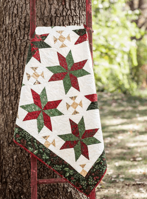 Dashing Stars Quilt Using Your Favorite Layer Cake Quilting Cubby