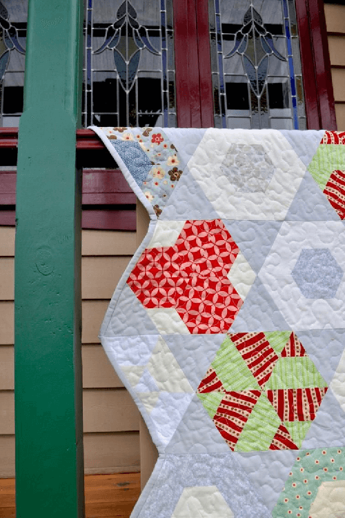 hexagon pattern quilting projects