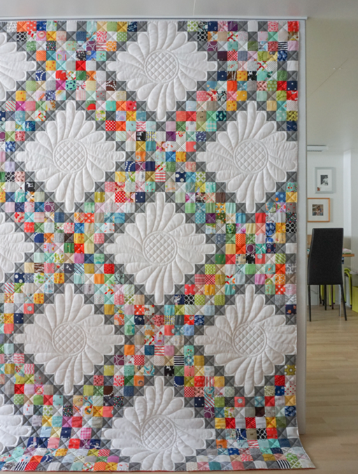 A Basket Full Of Scraps For A Beautiful Chain Quilt Quilting Cubby