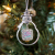 Inspired Silver - Silver Square Charm Snowman Ornament with Cubic Zirconia Jewelry