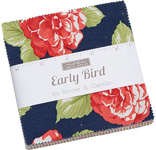 Early Bird Charm Pack by Bonnie & Camille; 42-5 Inch Precut Fabric ...