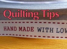 Quilting Tips