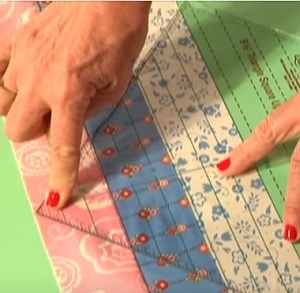 Triangle Square Up Ruler to cut