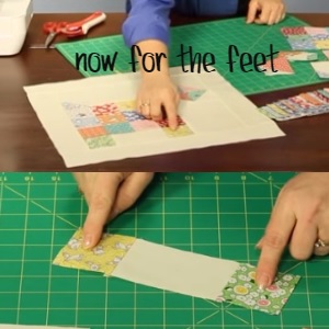 Make the feet... well that's easy.
