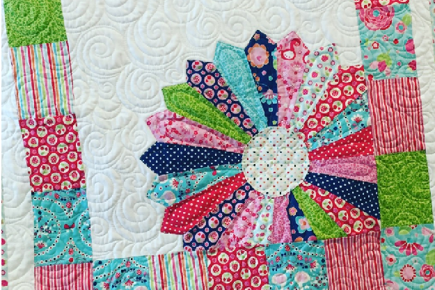 How to Quilt a Basic Dresden Plate