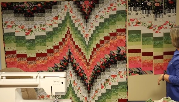 bargello quilt pattern assembly