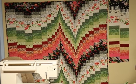 bargello quilt pattern second strip