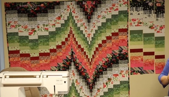 bargello quilt pattern third strip