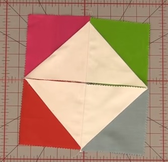 cathedral window quilt block tutorial