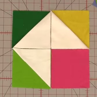 cathedral window quilt block