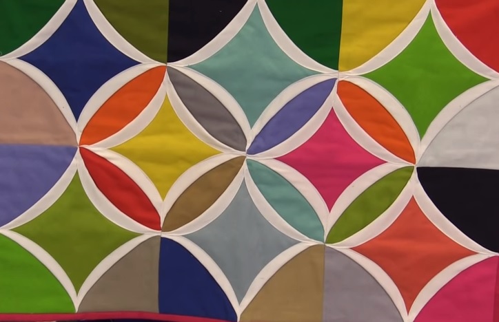 cathedral window quilt