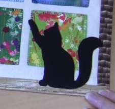mini quilt pattern cats