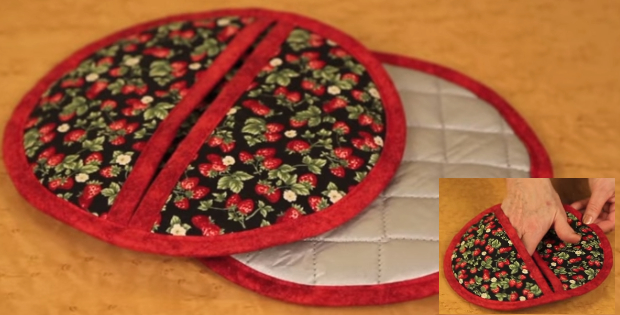 Quilted Pocket Pot Holders Sewing Tutorial and Free Pattern