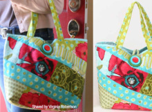 scrappy quilt tote