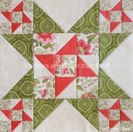 six star quilt block