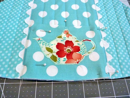 tea pot applique