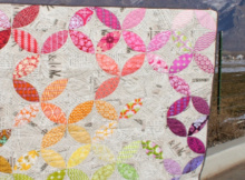 Pellon Fusible flower petal quilt