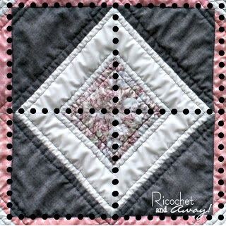 centre quilt block for baby quilt pattern