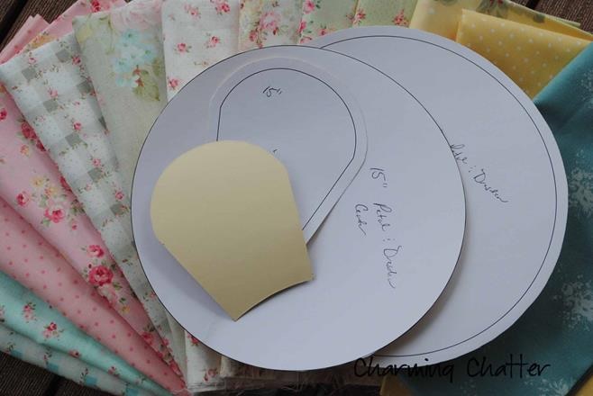 hot pot templates for cabbage rose fabric