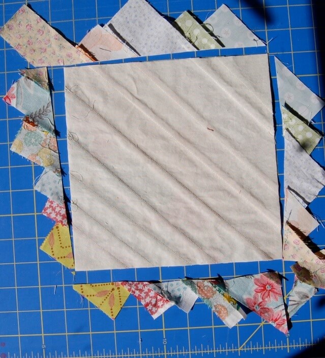 make a scrappy quilt block