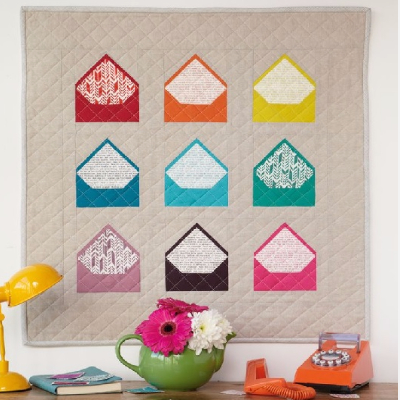 quilted wall hanging youve got mail