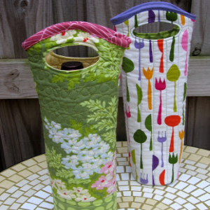 quilted wine tote pattern