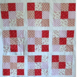 runaway quilt block with sashing