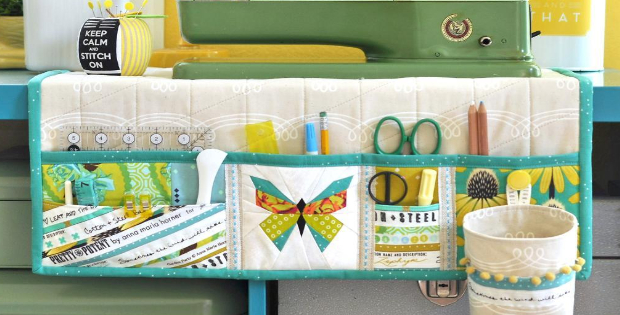 Sewing Machine Cover Doubles As An Organizer – Quilting Cubby