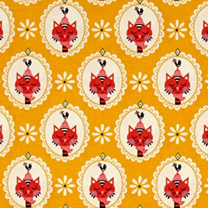 tulip quilt pattern using cat fabric