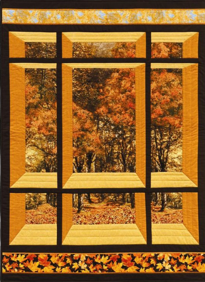 Autumn quilt Window On The East Quilt Pattern