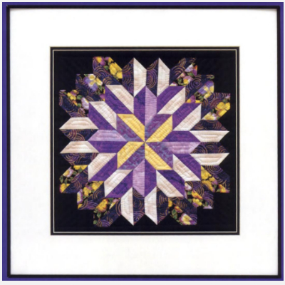 Deco Medallion quilt block Gai Perry