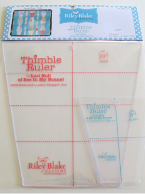 Thimble Ruler placemats and hotplates