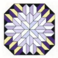 deco medallion star quilt block