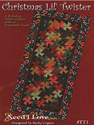 lil twister christmas table runner pattern