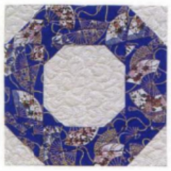 oriental plate quilt block
