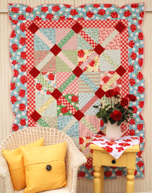 binding scallops ideas for wall quilts