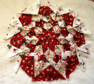 folded star pattern