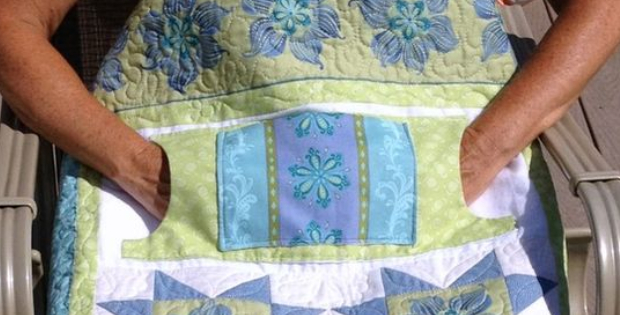 lap quilt with pockets pattern