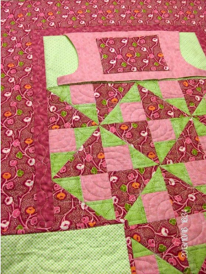 lovie lap quilt with flannel