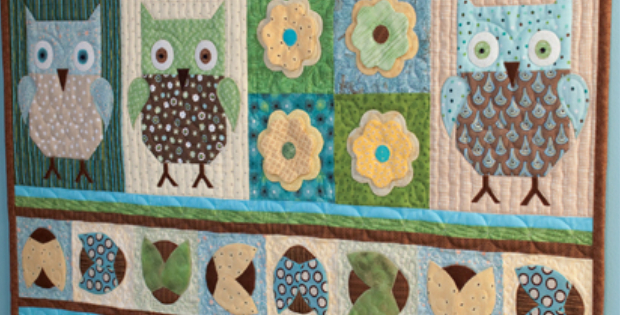 owl wall quilt free appliques