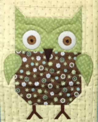 owl wall quilt free pattern