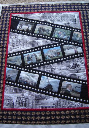 photo quilt with real photos