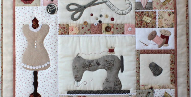 sewing room wall quilt