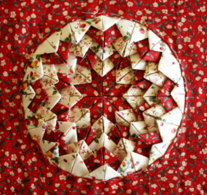 somerset patchwork folded star red and white beauty