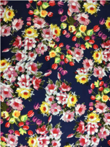 watercolor floral fabric