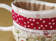 zipper pouch teacup