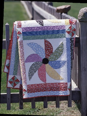 1930 s retro fabric pinwheel flurry quilt pattern